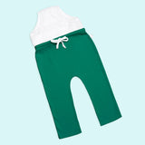 Adjustable Diaper Pants with Drawstrings - Green