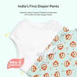 2 Pack Adjustable Diaper Pants with Drawstrings