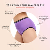 Lilac Period Underwear for Teens