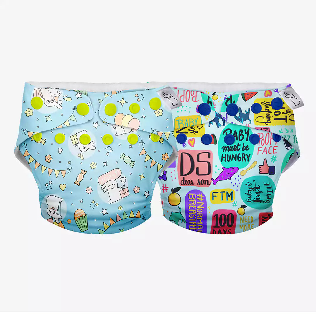 Reusable Freesize UNO Cloth Diaper for Baby