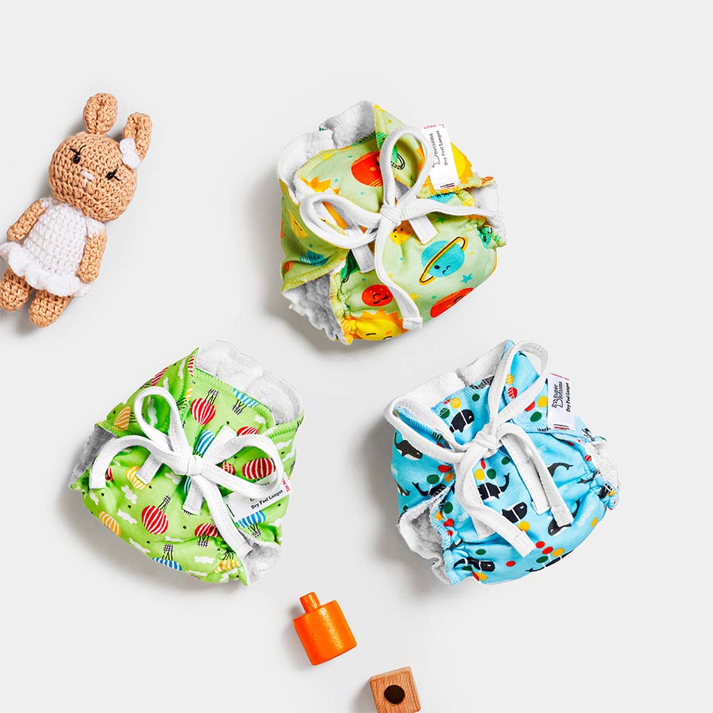Dry Feel Langots Pack of 3 for Newborn baby