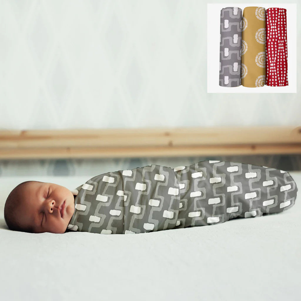 Little Poppy Swaddle Set- Pack of 3