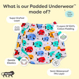 Padded Underwear Choose Size and Print