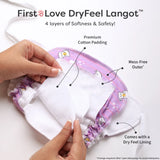 Dry Feel Langots Pack of 3 for Newborn baby