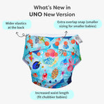 Freesize UNO Cloth Diaper (New Version)