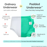 Padded Underwear - Garden Green
