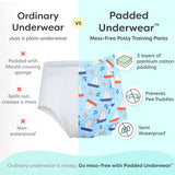 Padded Underwear - Explorer Size 1 (Pack of 3)