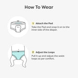 Bedwetting Diapers for Older Kids - Pack of 3 (4-14 years)