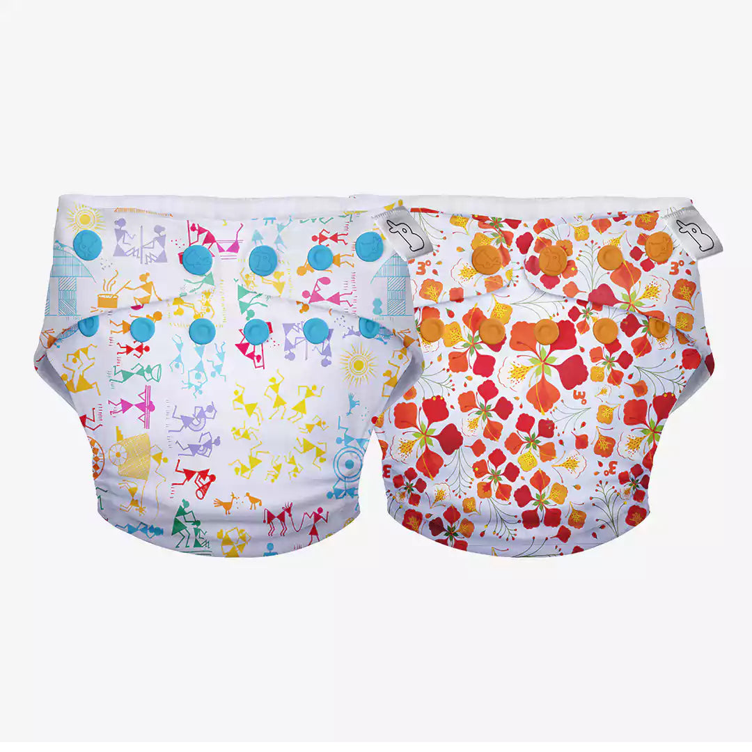 Reusable Freesize UNO Cloth Diaper for Baby