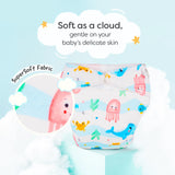 Bubble Buddies Freesize UNO SuperSoft Cloth Diaper with Velcro