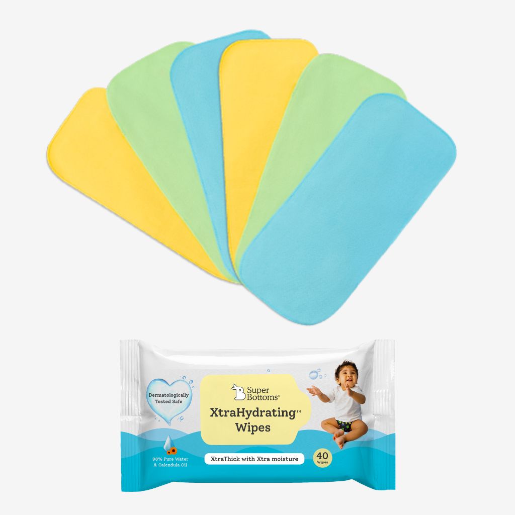 6 Easy Clean Top Sheets + 40pcs Wipes