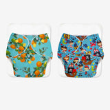 BASIC Cloth Diaper Pack of 2 (Pirates & Peaches)