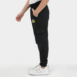 SuperBottoms Premium Joggers for Kids- Black