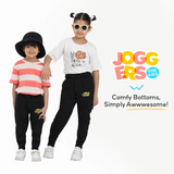 SuperBottoms Premium Joggers for Kids- Black