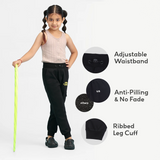 SuperBottoms Premium Joggers for Kids- Black