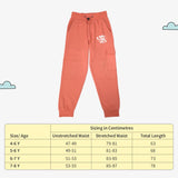 SuperBottoms Premium Joggers for Kids- Orange