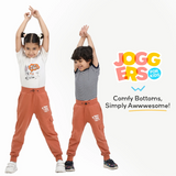 SuperBottoms Premium Joggers for Kids- Orange