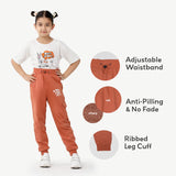 SuperBottoms Premium Joggers for Kids- Orange