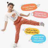 SuperBottoms Premium Joggers for Kids- Orange