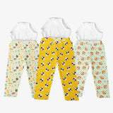 Pack of 3 Adjustable Diaper Pants with Drawstrings - Jungle Jam
