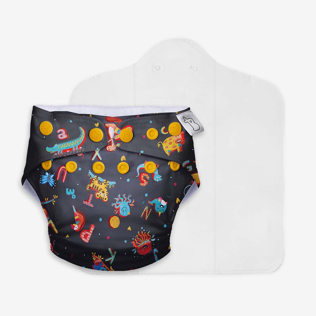 Freesize UNO Cloth Diaper Pack with Pads