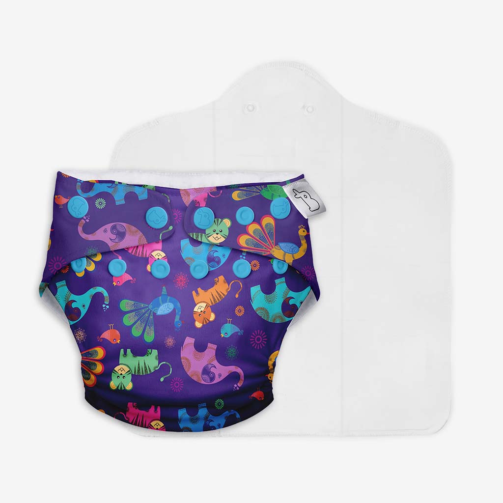 Freesize UNO Cloth Diaper Pack with Pads