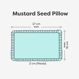 Mustard Seed Pillow + Swaddle Wrap + Diaper Changing Mat Combo