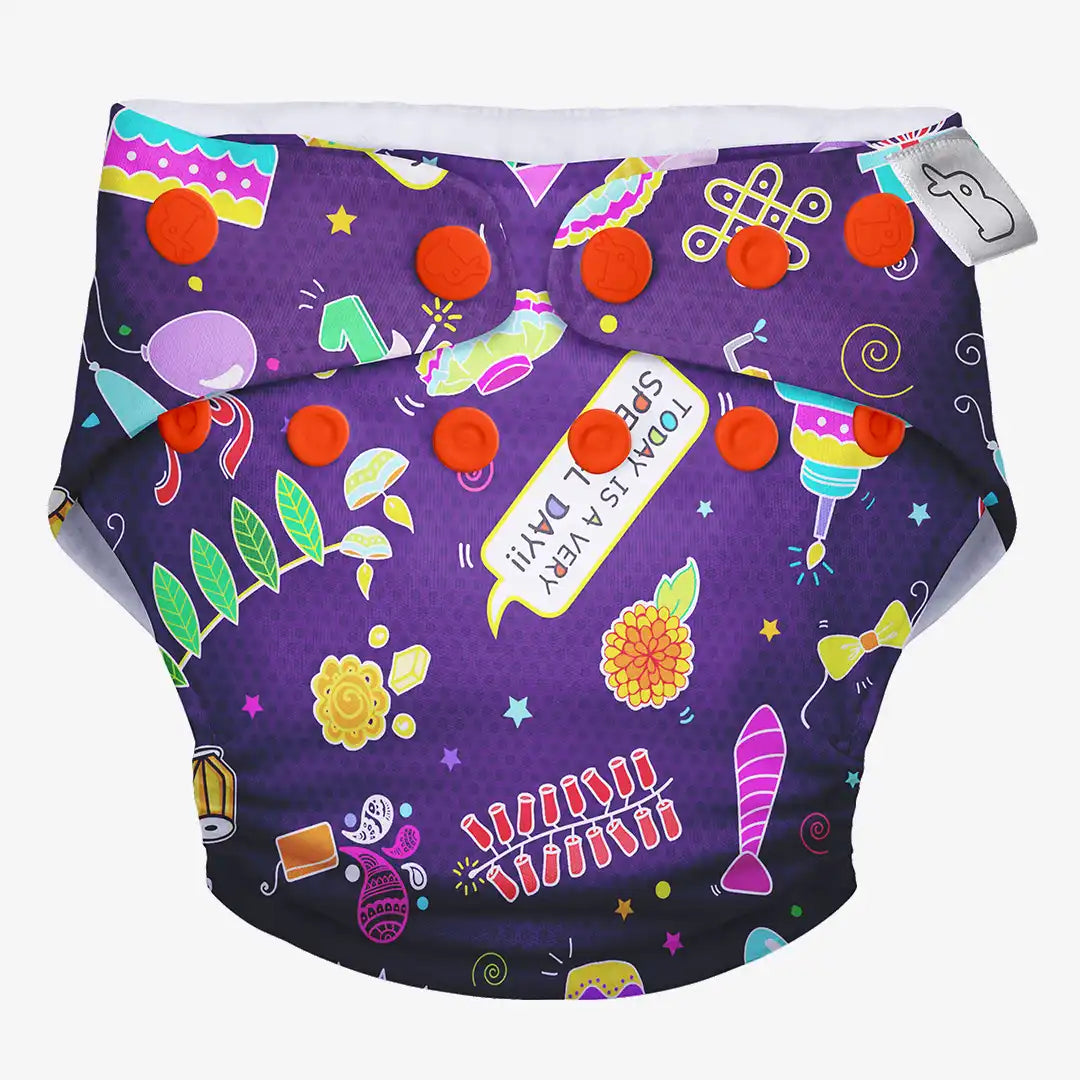 Freesize UNO Reusable Cloth Diaper (Festoon)