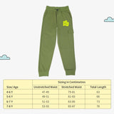 SuperBottoms Premium Joggers for Kids- Olive Green