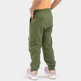 SuperBottoms Premium Joggers for Kids- Olive Green