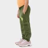 SuperBottoms Premium Joggers for Kids- Olive Green