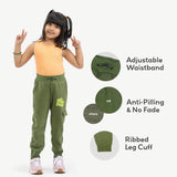 SuperBottoms Premium Joggers for Kids- Olive Green
