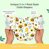 Pull-Up Style Reusable Cloth Diaper Pants Combo