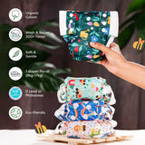 Pull-Up Style Reusable Cloth Diaper Pants Combo