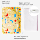 Mustard Seed Pillow + Swaddle Wrap + Diaper Changing Mat Combo