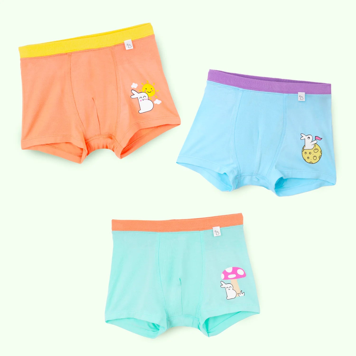 Pack of 3 Boy Trunks (Sunkissed, Twinkle Tushies & Mushroom Magic)