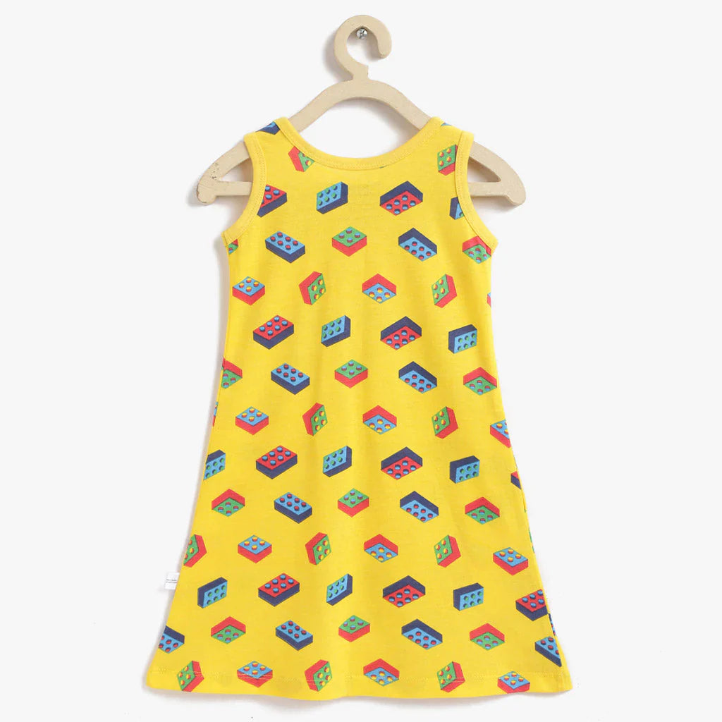 A-line Dress - Lego Pop - 6 - 12 months