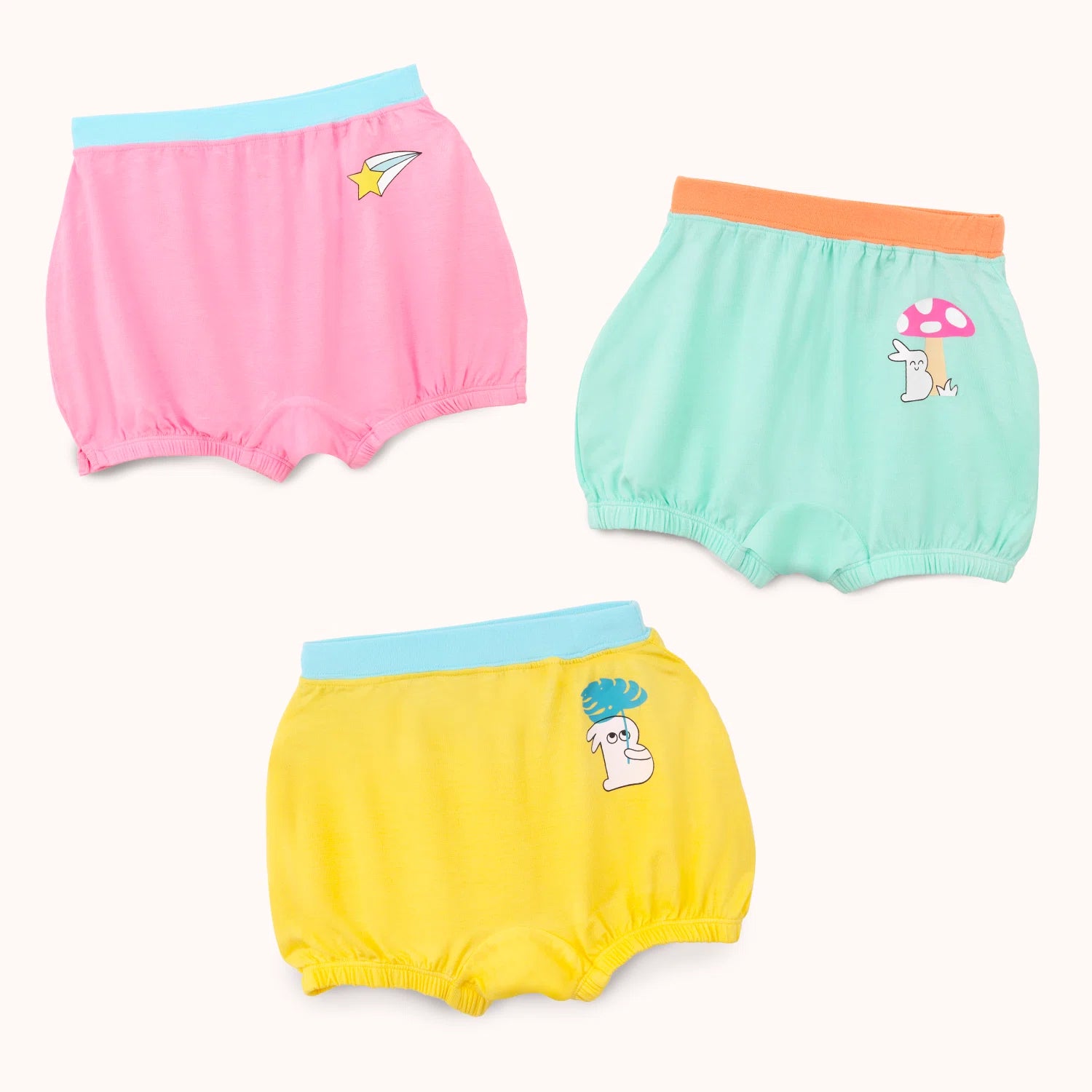 Pack of 3 Girl Bloomer (Inky Pinky, Autumn Charm & Mushroom Magic)