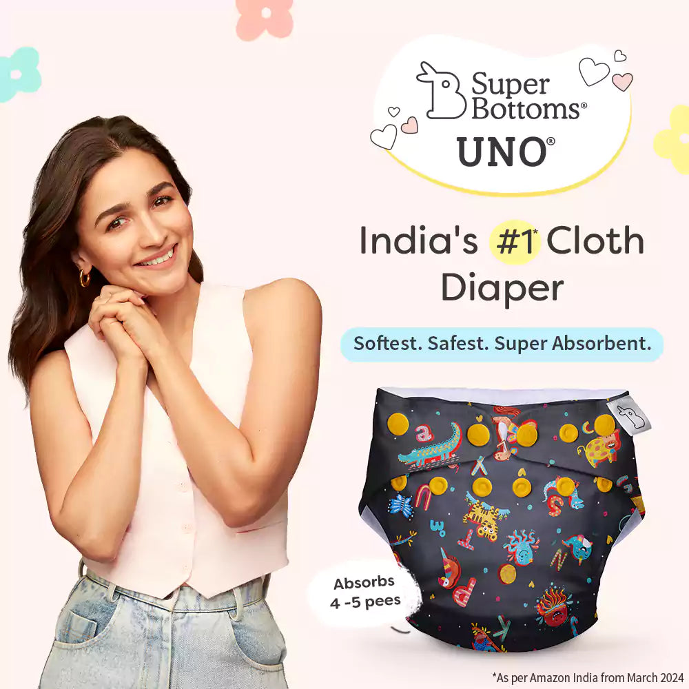 Freesize UNO Cloth Diaper (A for Animal)