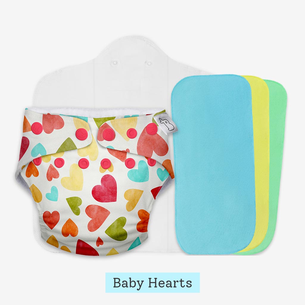 Freesize UNO Cloth Diaper Pack with Pads