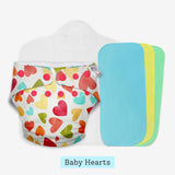 Freesize UNO Cloth Diaper Pack with Pads