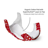 3 Freesize UNO Cloth Diaper + 3 Booster Pads