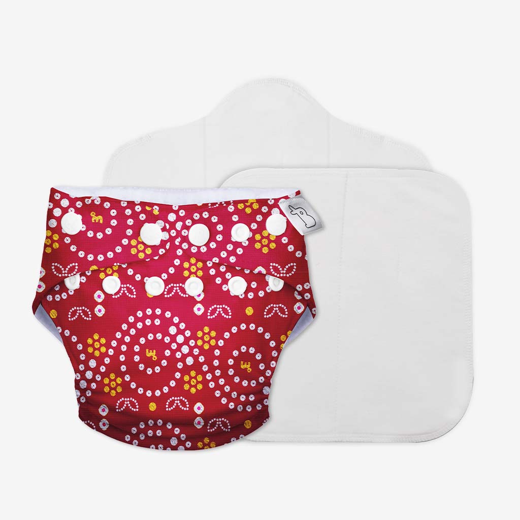 Bandhani Freesize UNO Cloth Diaper