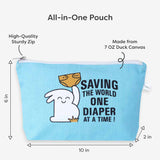 All-In-One Multipurpose Soft Pouch (Blue)