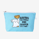 Multipurpose Canvas Tote + All In One Pouch - Blue