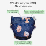 Freesize UNO Cloth Diaper (New Version)