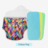 Freesize UNO Cloth Diaper Pack with Pads
