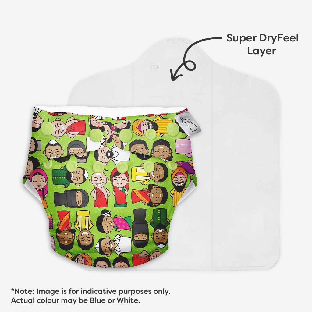 Organic Cotton UNO Cloth Diaper for Baby
