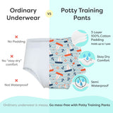 Ordinary vs Padded Underwear
