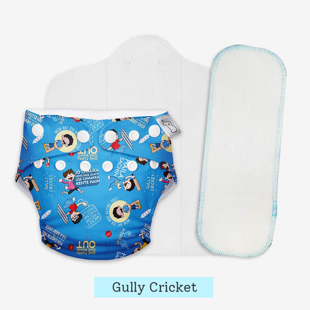 Freesize UNO Cloth Diaper Pack with Pads